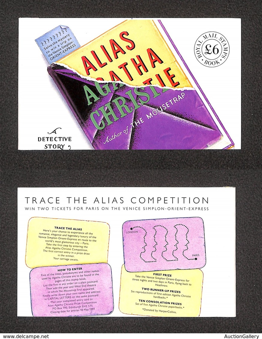 ESTERO - GRAN BRETAGNA - 1991 - Prestige Booklet (DX12) - "Alias Agatha Christie" - Autres & Non Classés