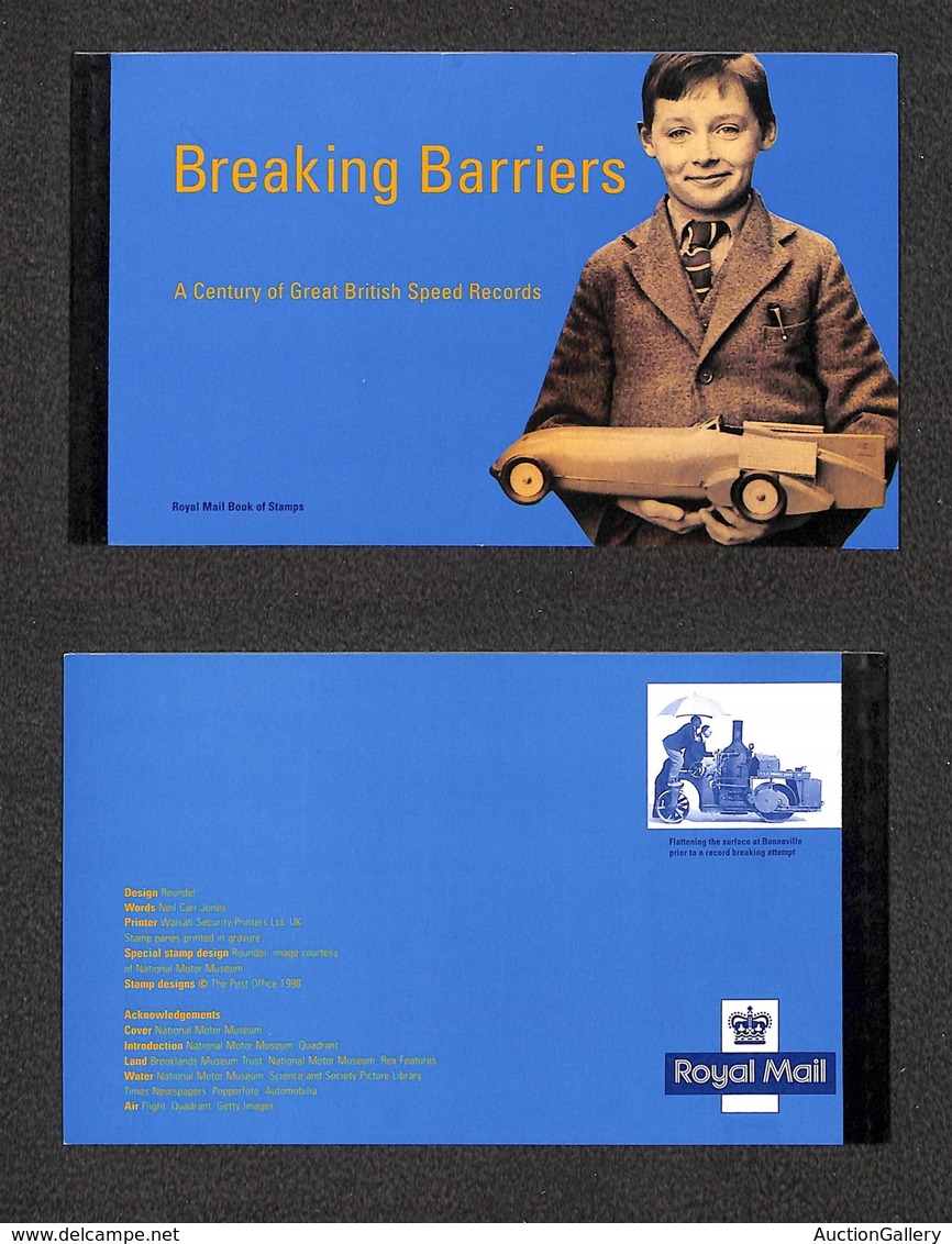 ESTERO - GRAN BRETAGNA - 1998 - Prestige Booklet (DX21) - "Breaking Barriers" - Other & Unclassified