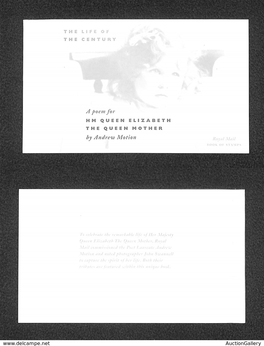 ESTERO - GRAN BRETAGNA - 2000 - Prestige Booklet (DX25) - "QE The Queen Mother" - Other & Unclassified