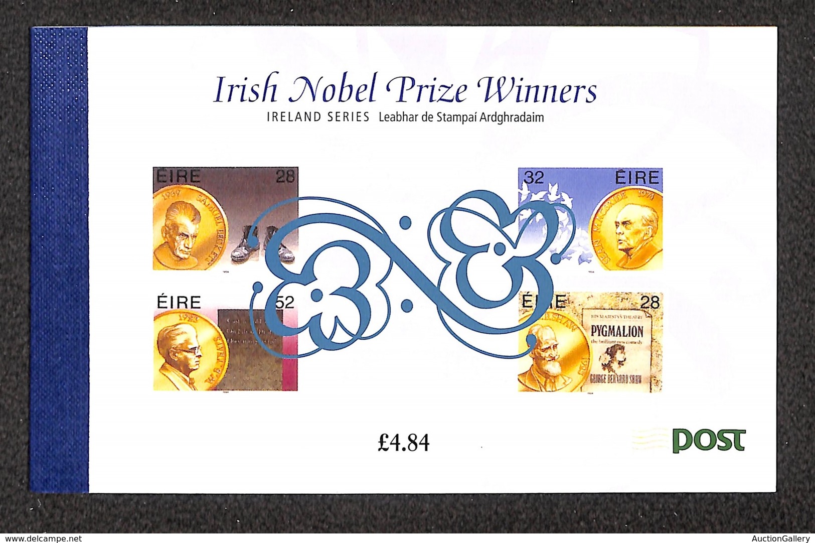 ESTERO - IRLANDA - 1994 - Libretto "Nobel Prize" (MH27) - Nuovo - Autres & Non Classés