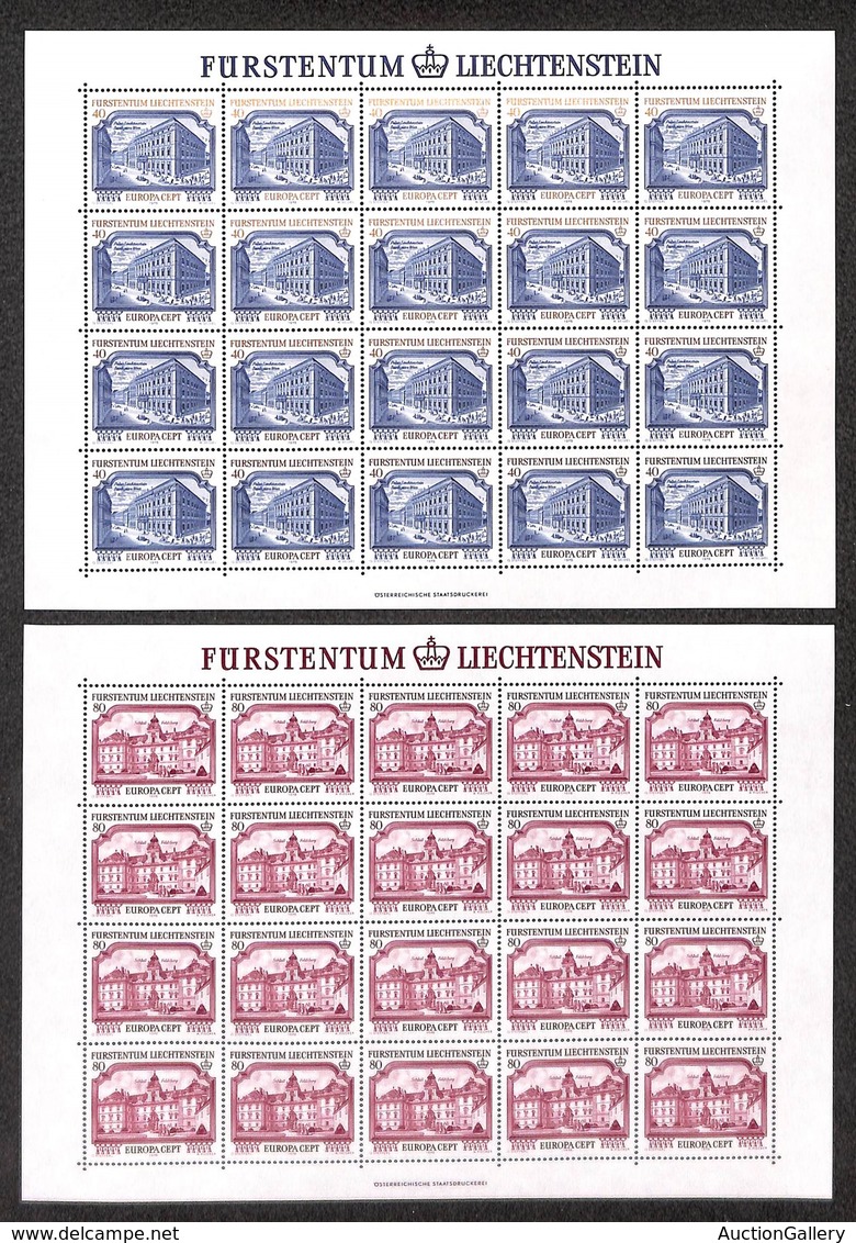 ESTERO - LIECHTENSTEIN - 1978 - Europa (692/693) - Serie Completa In Minifogli - Gomma Integra - Autres & Non Classés