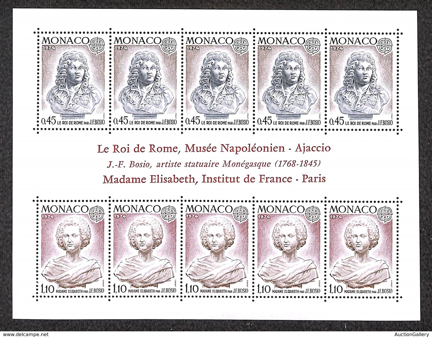 ESTERO - MONACO (PRINCIPATO) - 1974 - Foglietto Europa CEPT (Block 7) - Gomma Integra - Other & Unclassified