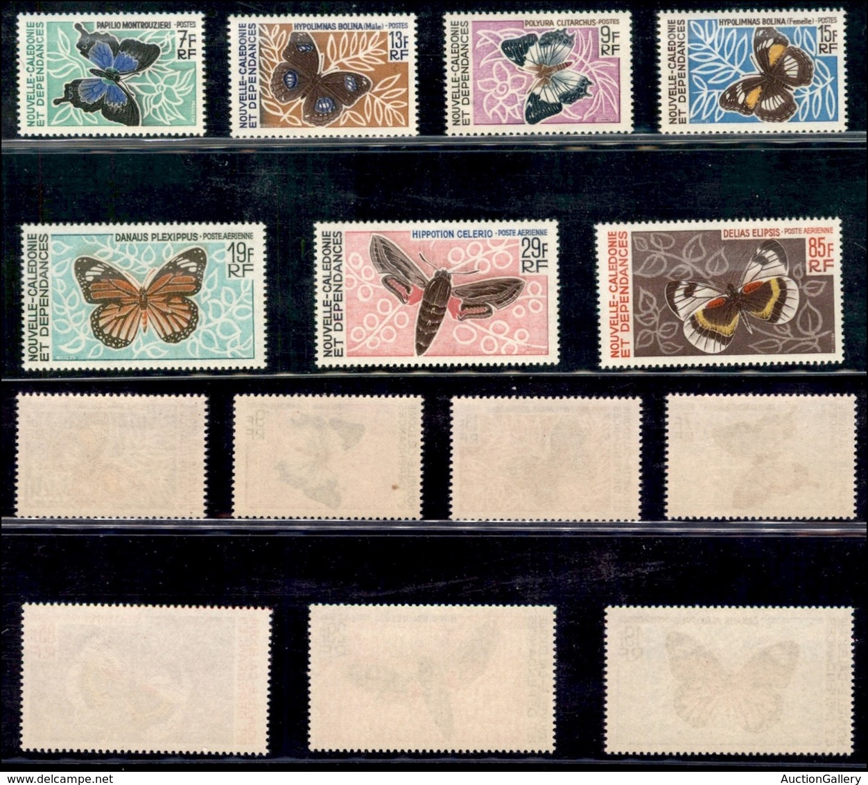 ESTERO - NUOVA CALEDONIA - 1967 - Farfalle (438/444) - Serie Completa - Gomma Integra (75) - Autres & Non Classés