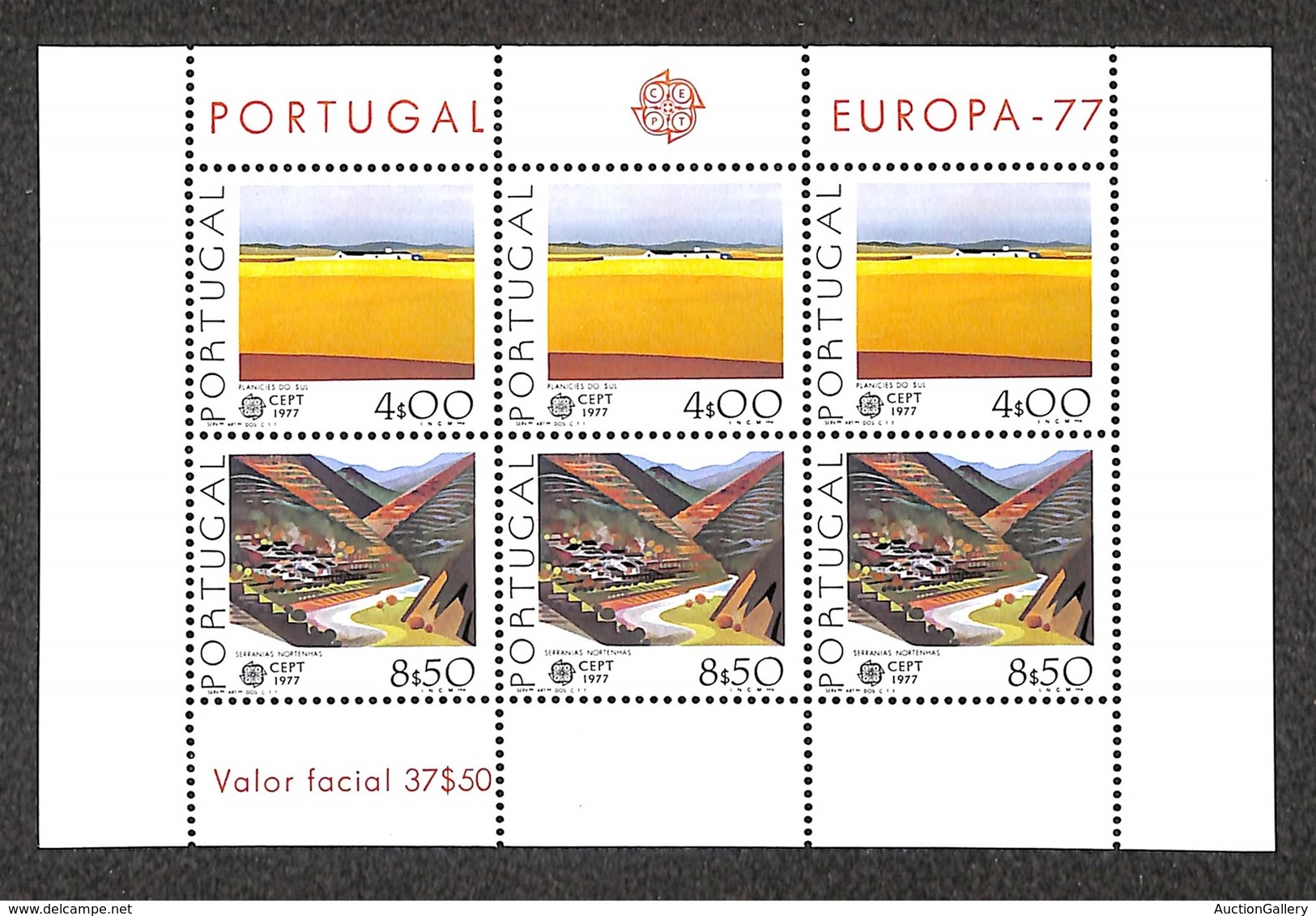 ESTERO - PORTOGALLO - 1977 - Foglietto Europa CEPT (Block 20) - Gomma Integra - Autres & Non Classés