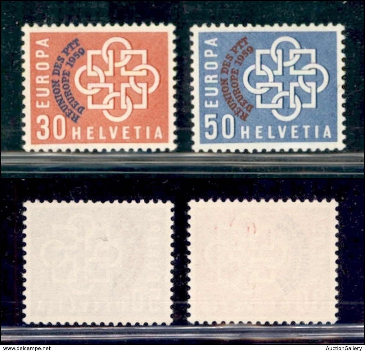 ESTERO - SVIZZERA - 1959 - Europa Soprastampati (681/682) - Serie Completa - Gomma Integra (40) - 1843-1852 Timbres Cantonaux Et  Fédéraux