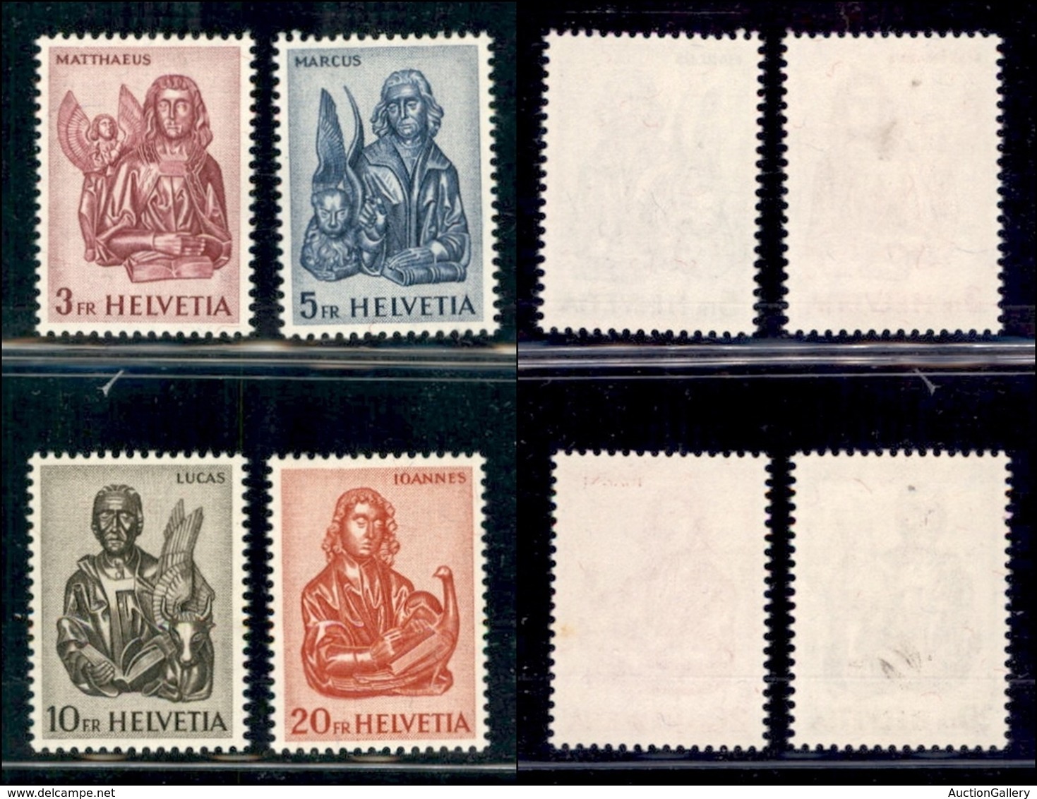 ESTERO - SVIZZERA - 1961 - Evangelisti (738/741) - Serie Completa - Gomma Integra (45) - 1843-1852 Federal & Cantonal Stamps