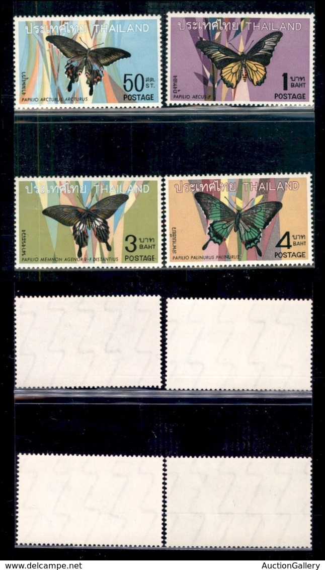 ESTERO - TAILANDIA - 1968 - Farfalle (525/528) - Serie Completa - Gomma Integra (70) - Other & Unclassified