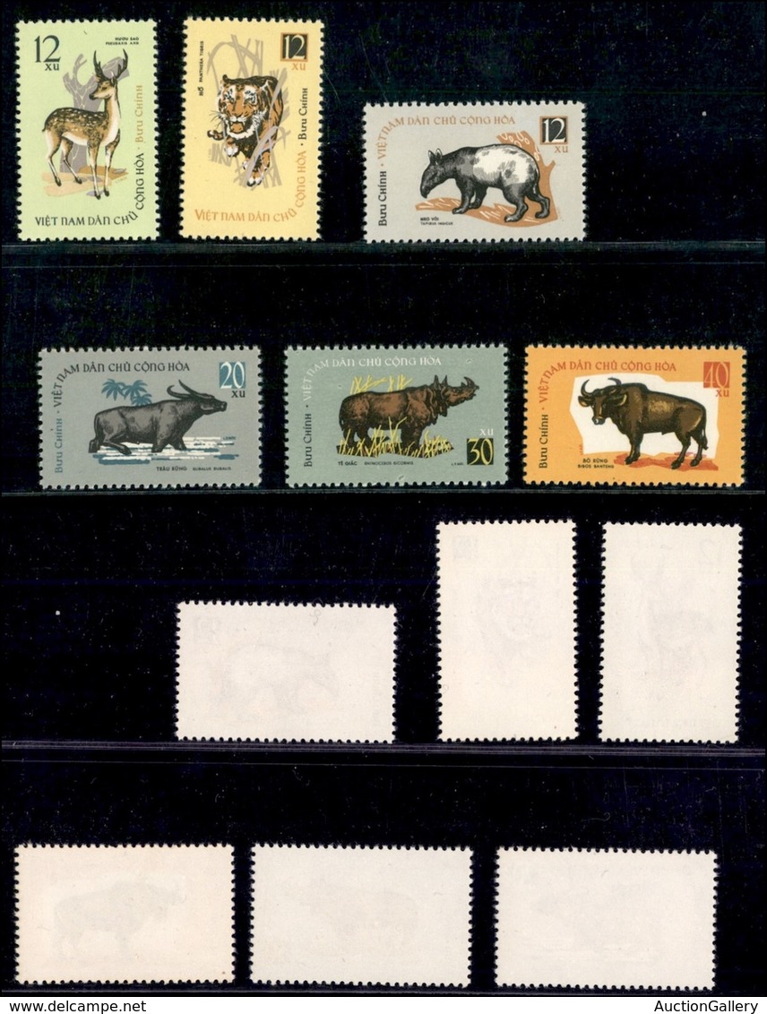 ESTERO - VIETNAM - 1964 - Animali (319/324) - Serie Completa - Nuovi Senza Gomma (29) - Other & Unclassified