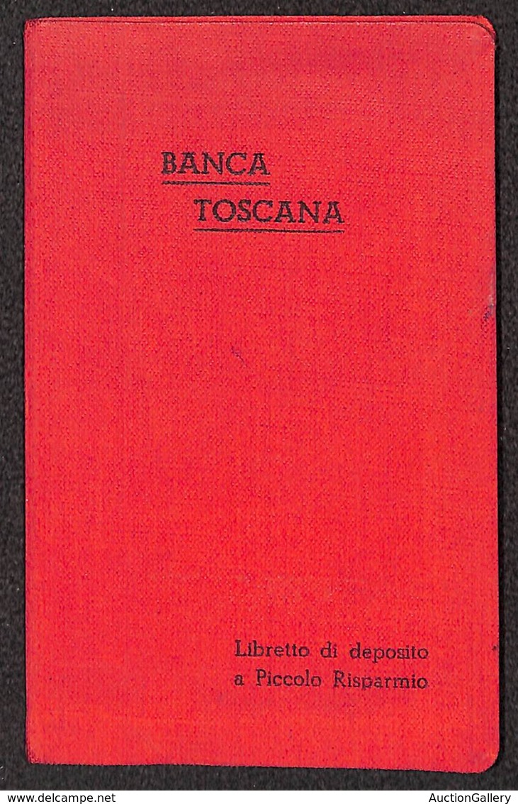 VARIE  - VARIE  - 1944 - Libretto Di Deposito Della Banca Toscana - Préphilatélie