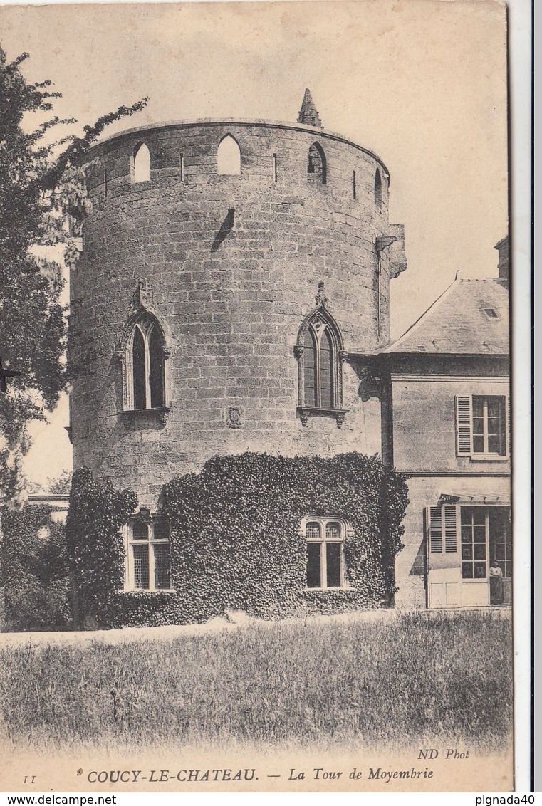 Cp , 02 , COUCY-le-CHÂTEAU , La Tour De Moyembrie - Autres & Non Classés