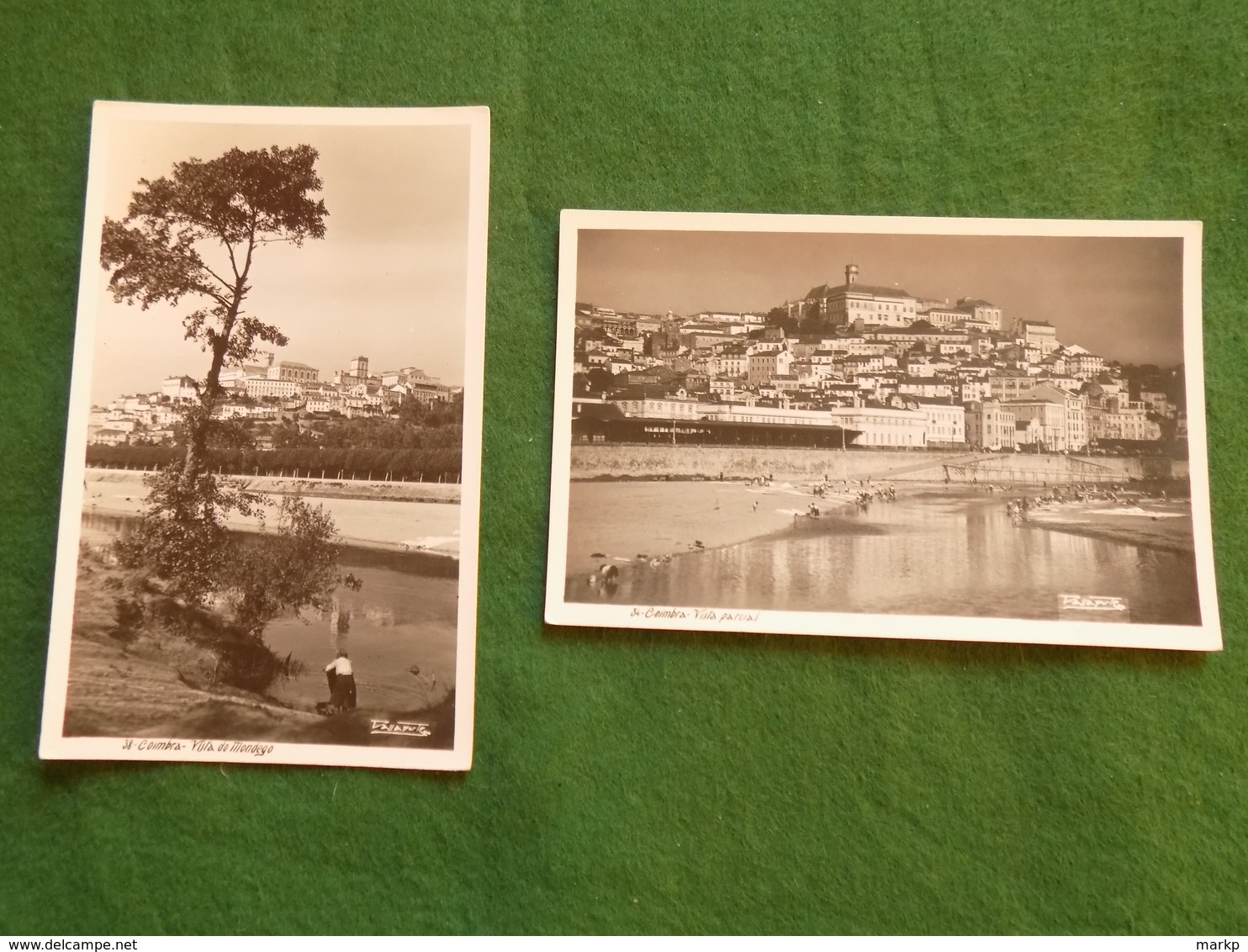 VINTAGE PORTUGAL: COIMBRA Vista X2 RP B&w - Autres & Non Classés