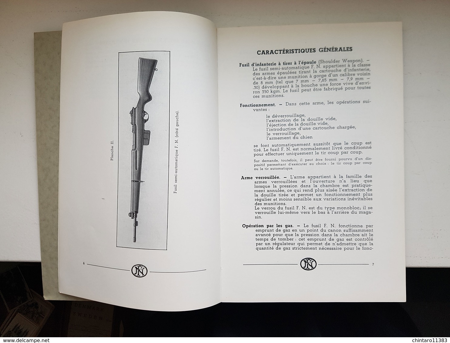 Manuel Fusil Semi-Automatique D'Infanterie A1 - Fabrique Nationale D'Armes De Guerre (Liège - Belgique) - Documents