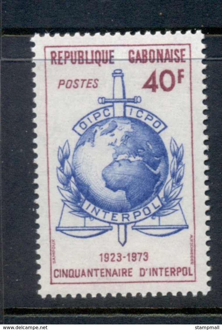 Gabon 1973 Interpol MUH - Gabon