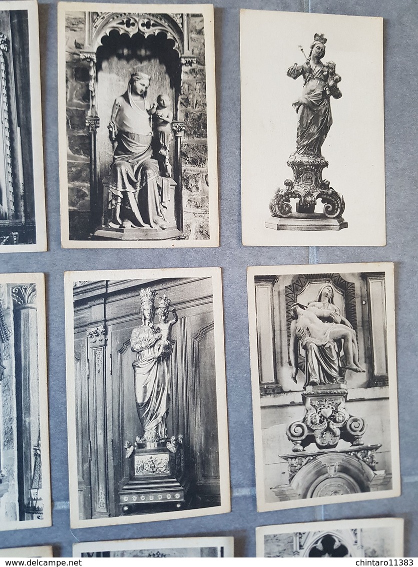 Lot 18 Cartes Postales Sur Les Statues Des Différentes églises De Tournai - Edition De La Maison Moers - Tournai