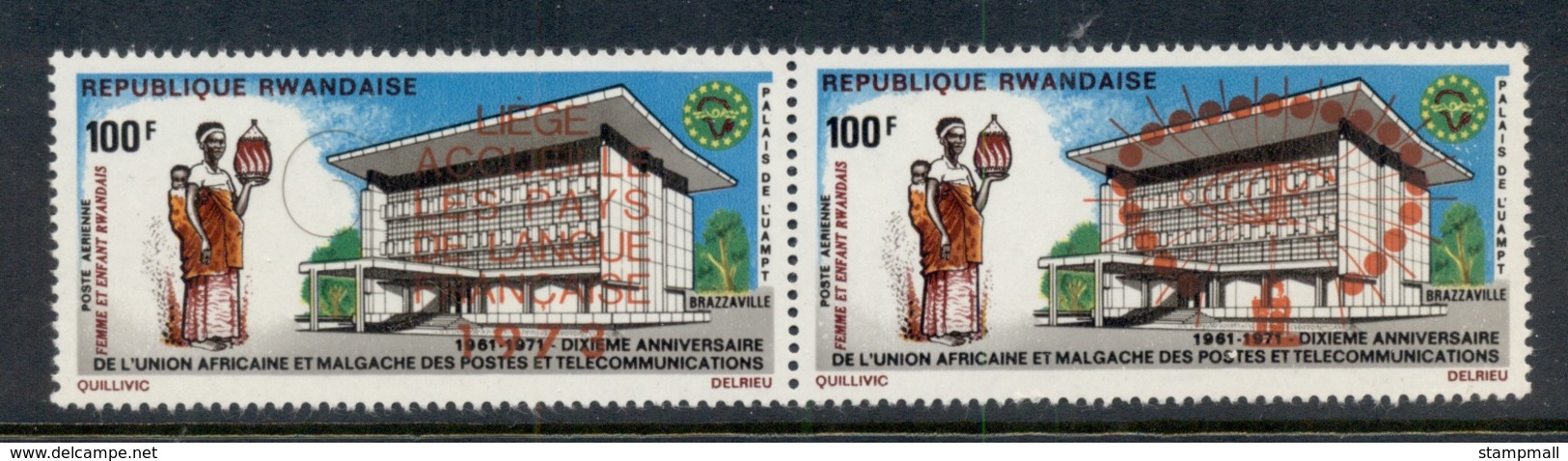 Rwanda 1973 French Speaking Countries Conference MUH - Unused Stamps