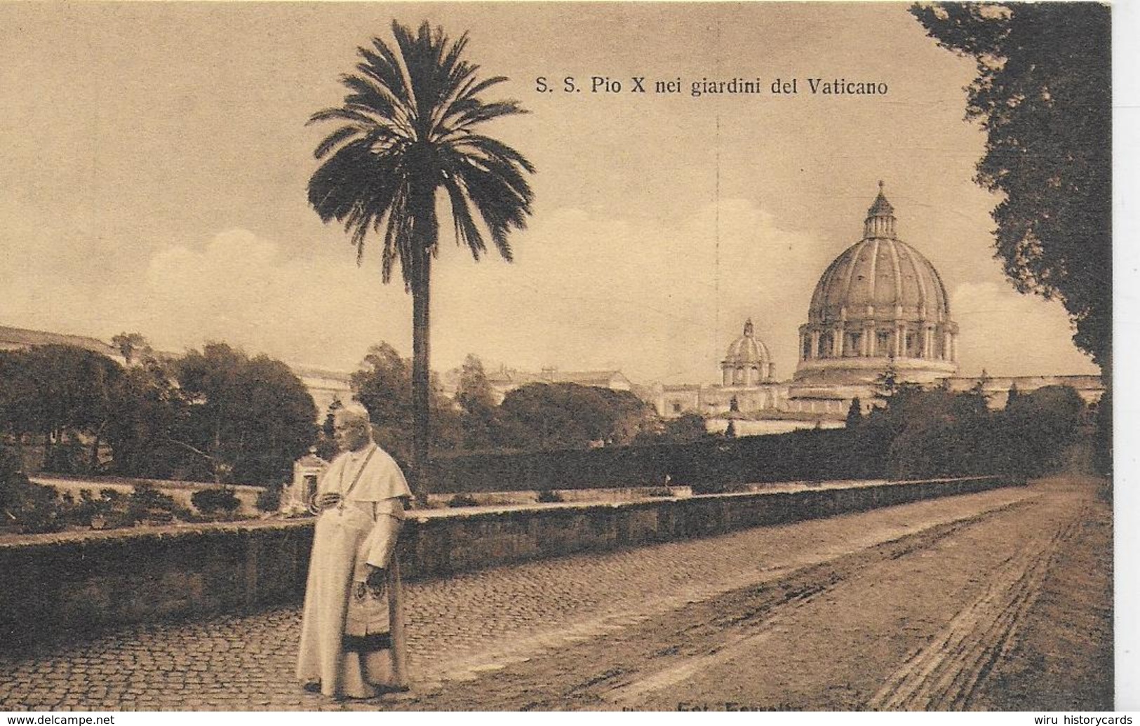 AK 0050  S. S. Pio X Nei Giardini Del Vaticano Ca. Um 1920 - Päpste