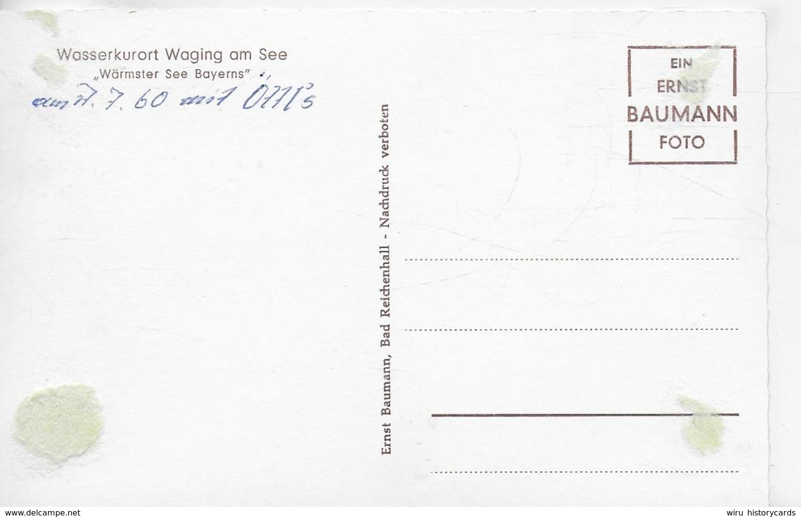 AK 0050  Waging - Strandkurhaus Und Strandpromenade / Verlag Baumann Um 1960 - Waging