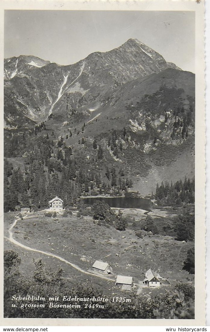 AK 0050  Scheiblalm Mit Edelrautehütte Und Grossem Bösenstein - Verlag Knollmüller Um 1941 - Judenburg