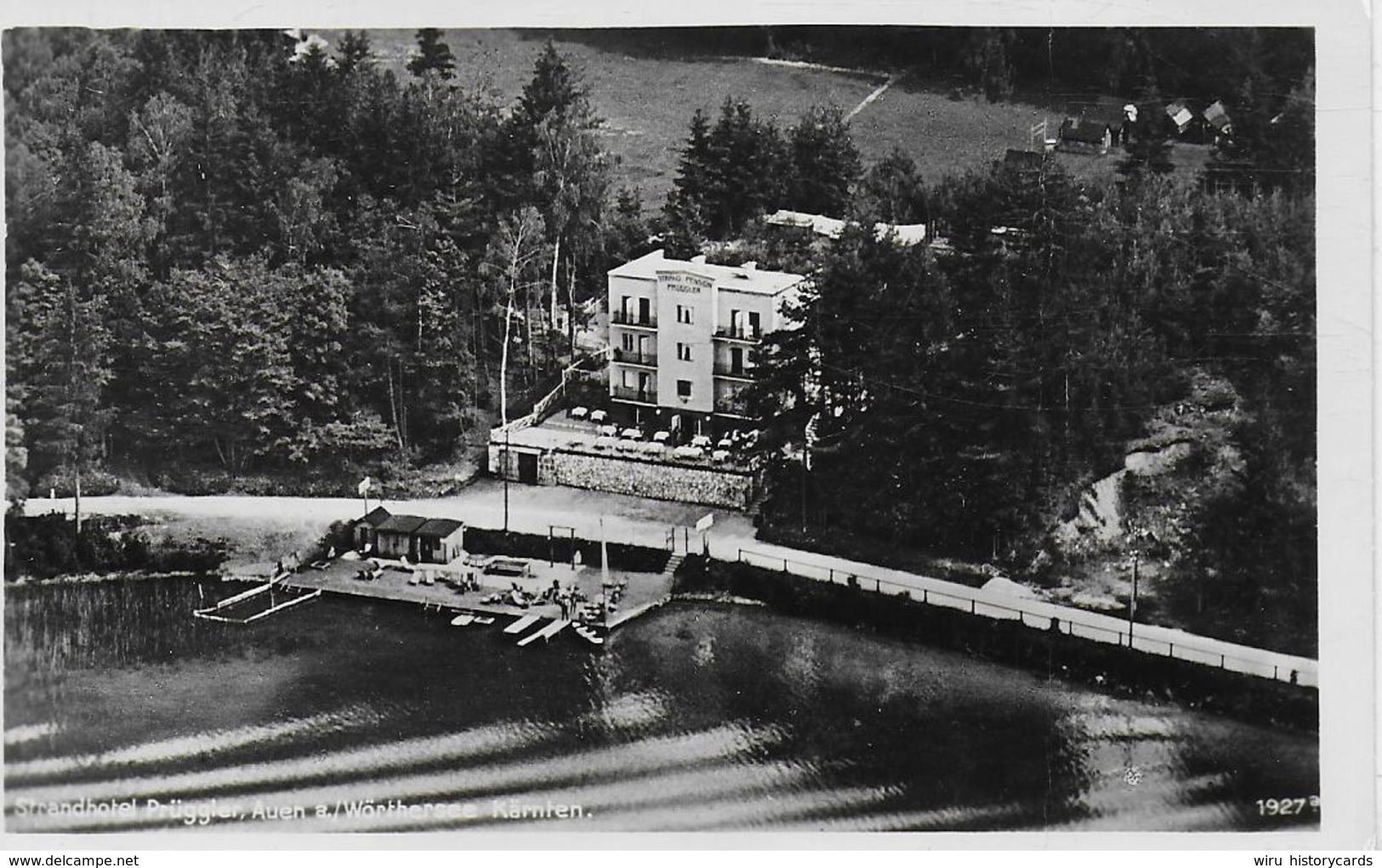 AK 0050  Auen Am Wörthersee - Strandhotel Prüggler Um 1956 - Klagenfurt