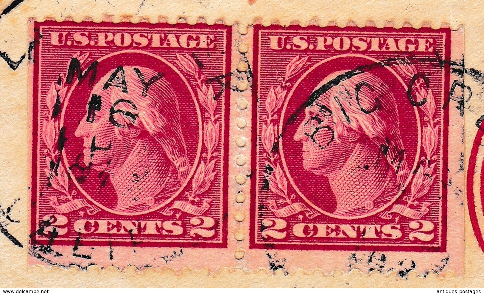 Entier Postal Big Creek USA 1922 Suisse Bern Degersheim - 1921-40