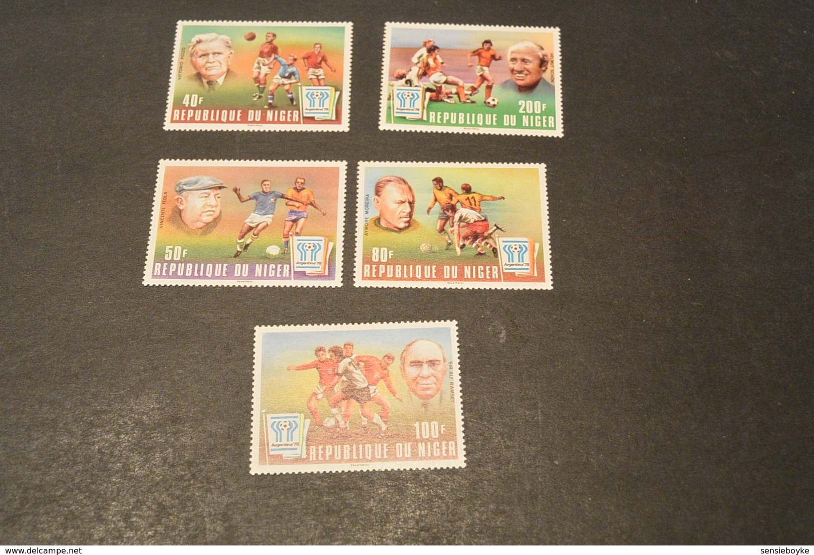 K16761- Set MNh  Niger   - 1978 - Worldcup Soccer  Argentina - Coupe Du Monde - 1978 – Argentine