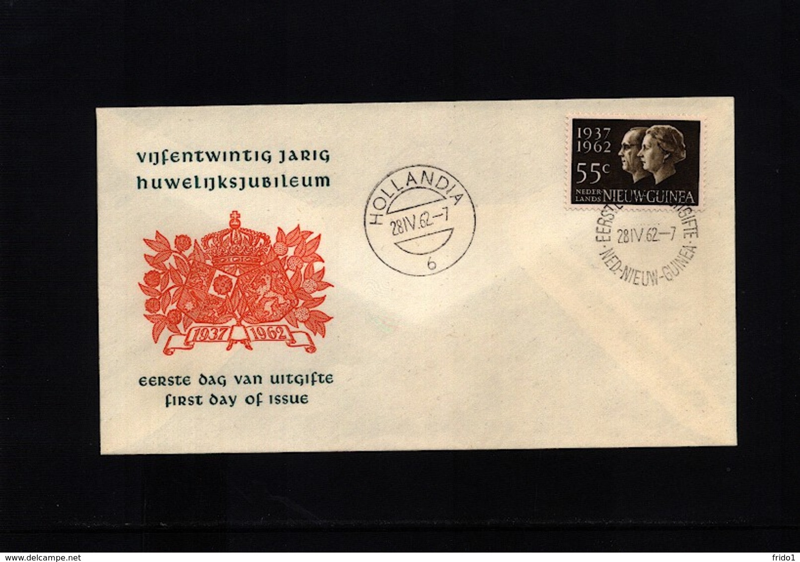 Netherlands New Guinea 1962 Interesting FDC With Hollandia Postmark - Netherlands New Guinea