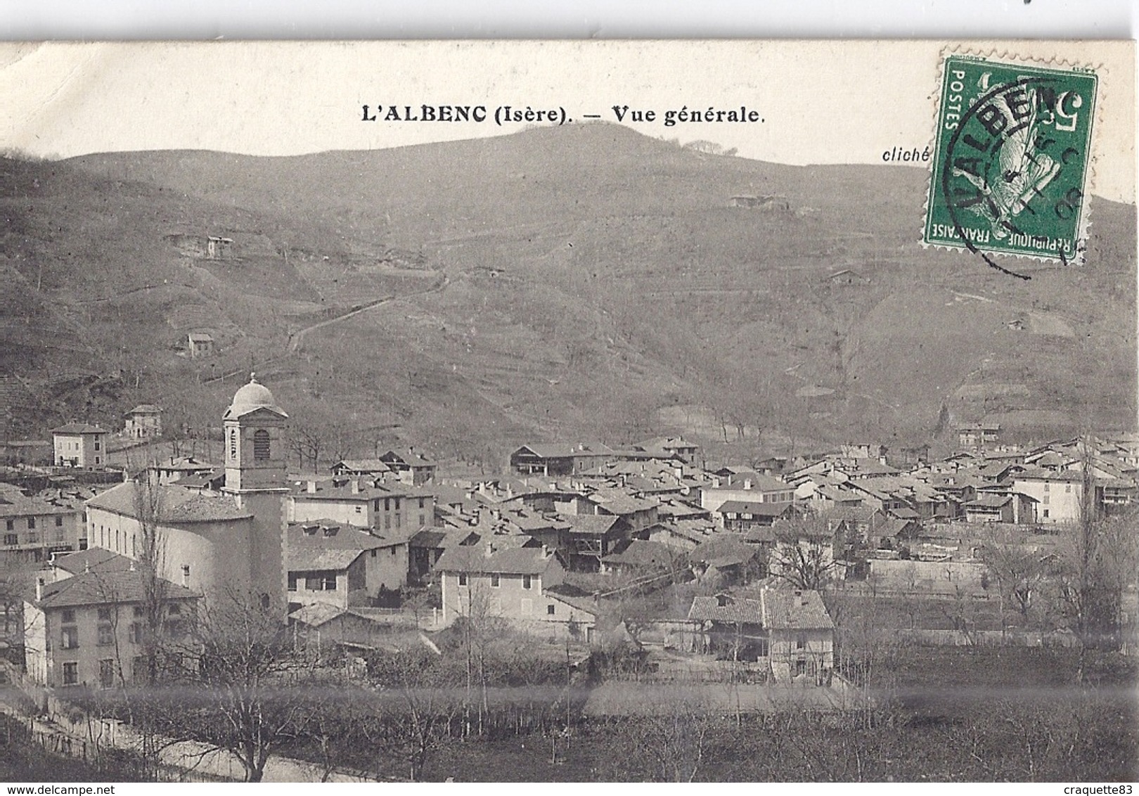 L'ALBENC    VUE GENERALE  1908 - L'Albenc