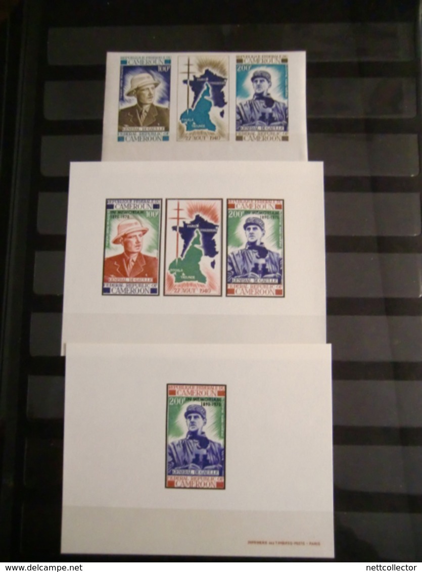 GENERAL DE GAULLE GROS ALBUM / EPREUVES De LUXE / TIMBRES / BLOCS  NEUFS & OBLIT. MAJ. TB/SUP. Dont RARES - De Gaulle (General)