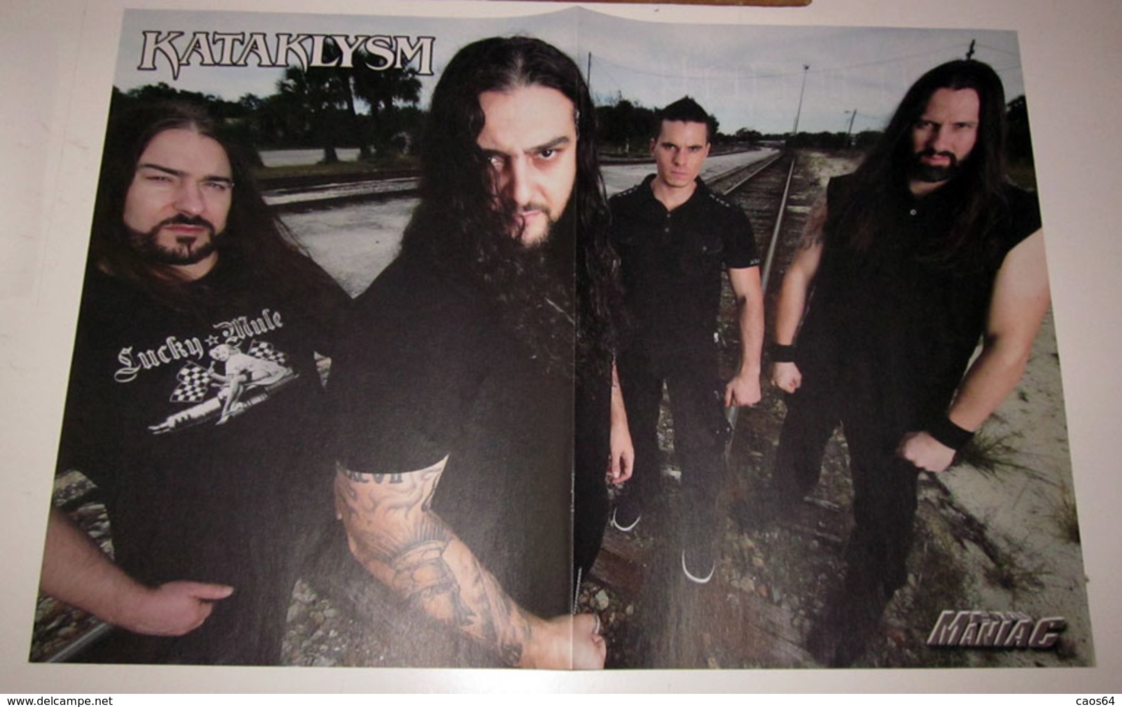 MINI DOPPIO POSTER KATAKLYSM - CRADLE OF FILTH - Plakate & Poster