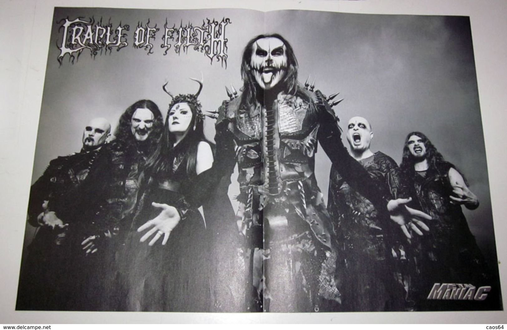 MINI DOPPIO POSTER KATAKLYSM - CRADLE OF FILTH - Affiches & Posters