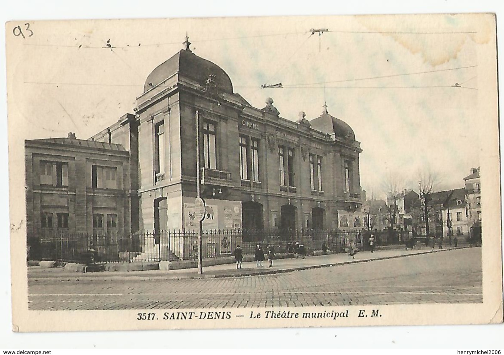 93 - Saint Denis Le Théatre Municipal - Saint Denis