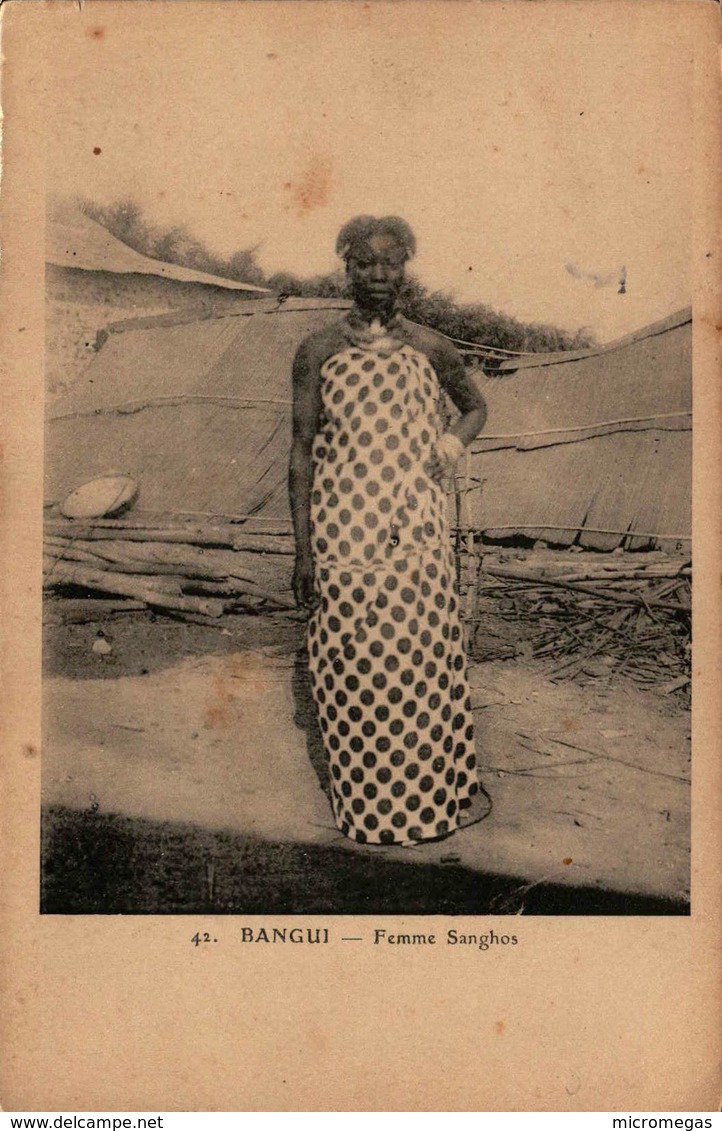 BANGUI - Femme Sanghos - Centrafricaine (République)