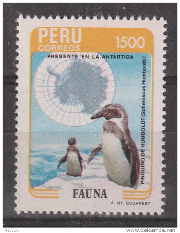 PEROU - N°814 ** (1985)POLAIRE - PINGOUINS - Peru