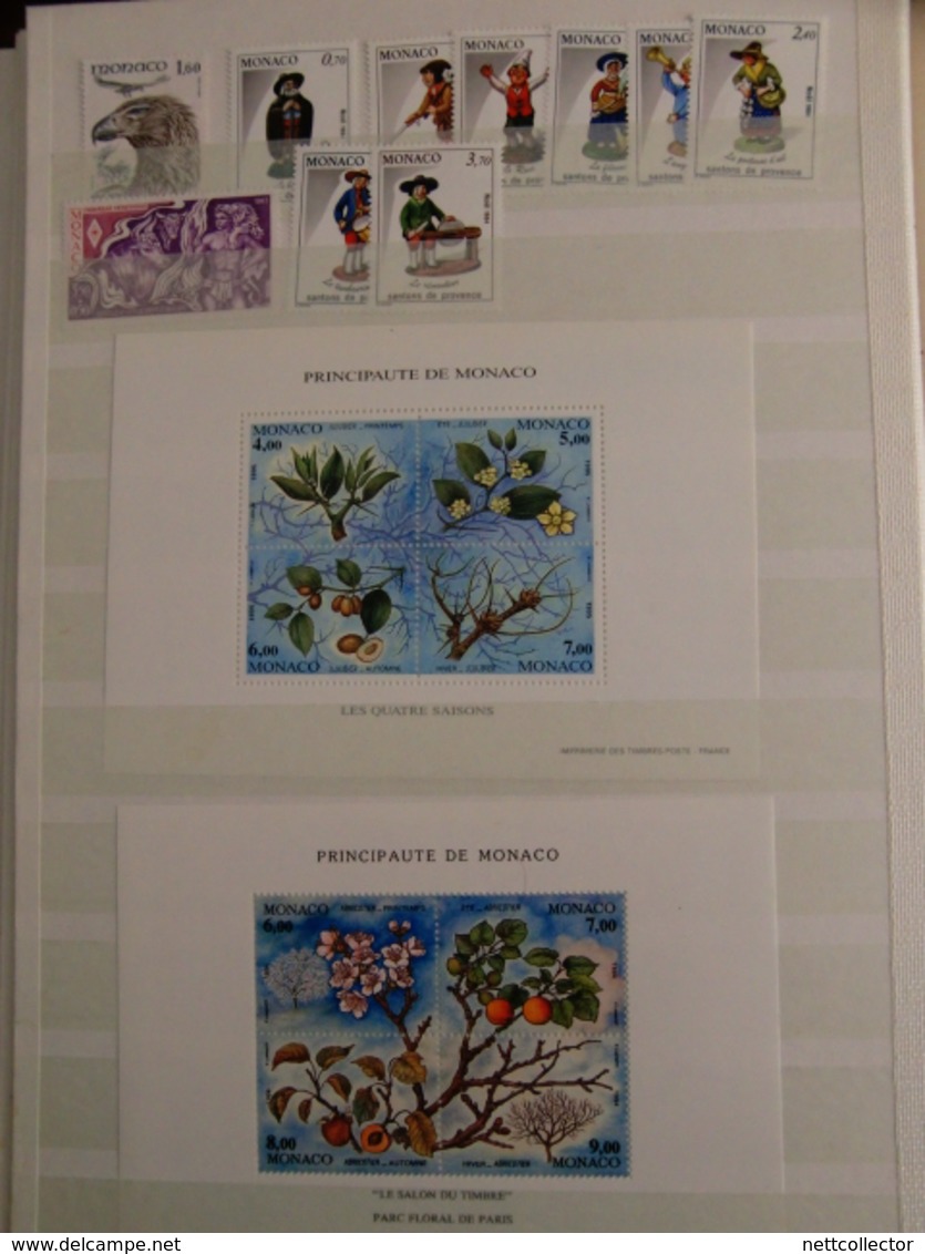 TB COLLECTION MONACO & ANDORRE TIMBRES ANCIENS / SEMI- MODERNES / MODERNES