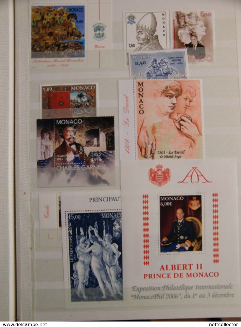 TB COLLECTION MONACO & ANDORRE TIMBRES ANCIENS / SEMI- MODERNES / MODERNES