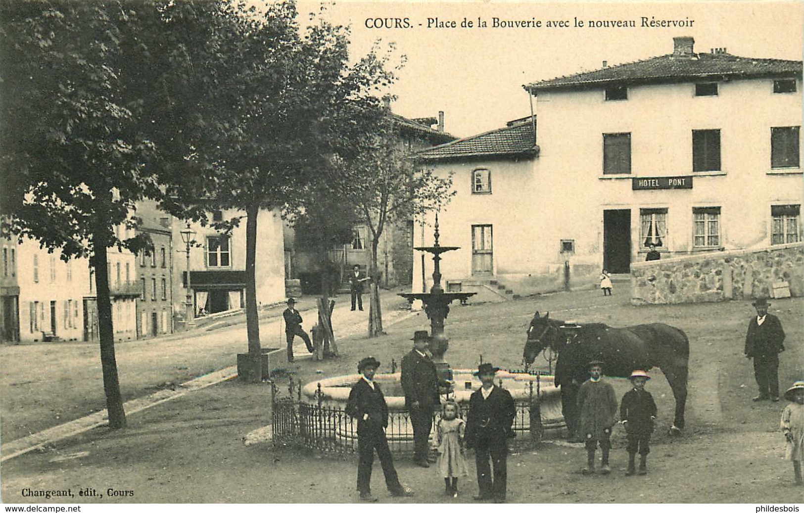 RHONE COURS  Place De La Bouverie - Cours-la-Ville