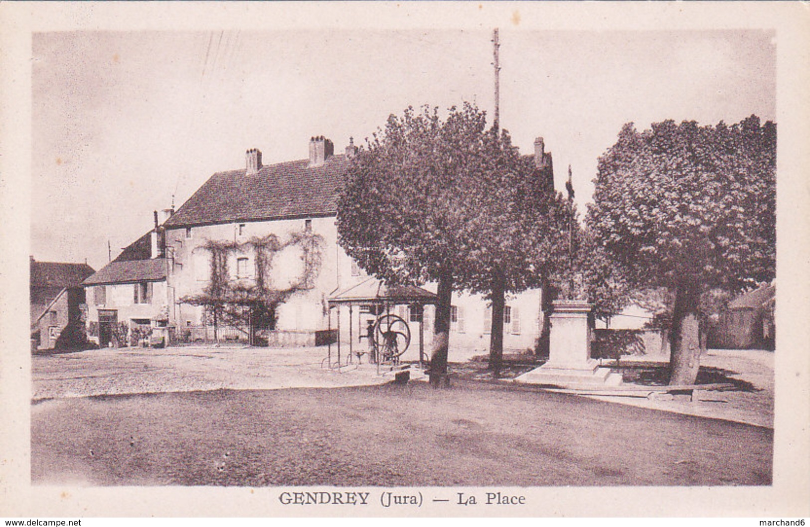 Jura Gendrey La Place éditeur Cliché Karrer - Gendrey