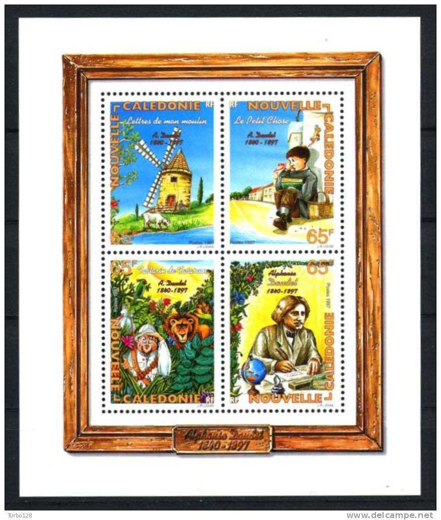 Nlle CALEDONIE 1997 Bloc N° 19 ** Neuf  MNH Superbe C 8.50 € Alphonse Daudet Moulin Ecrivain - Blocchi & Foglietti