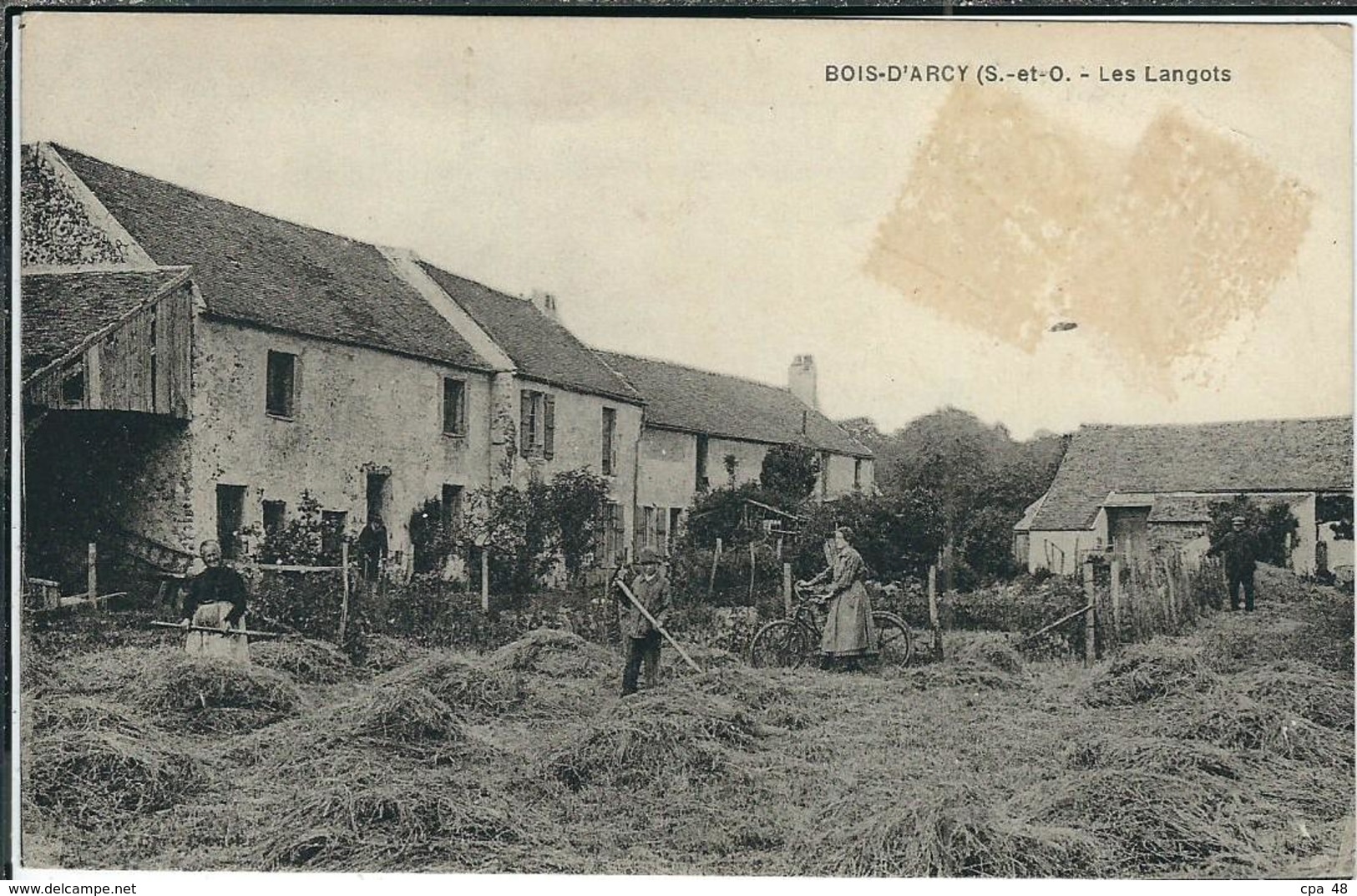 Yvelines : Bois D'Arcy, Les Langots, Fenaison - Bois D'Arcy