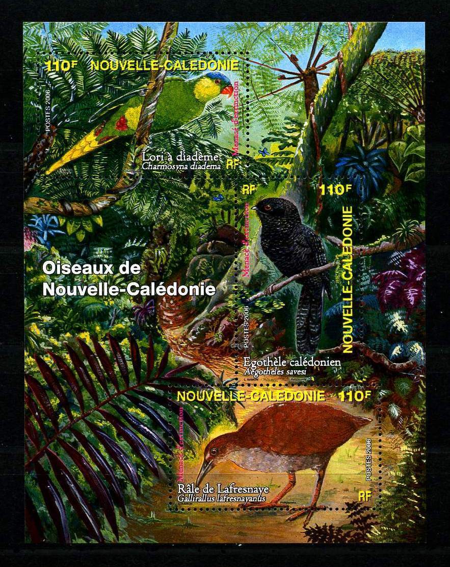 Nlle CALEDONIE 2006 Bloc N° 36 ** Neuf MNH Superbe Faune Oiseaux Birds Animaux - Blocchi & Foglietti