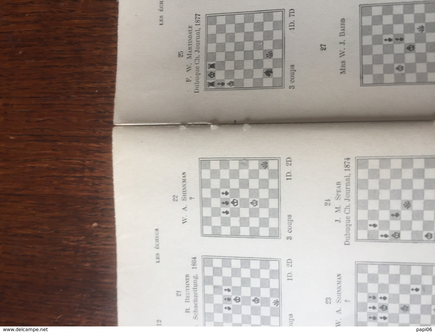 Traité Du Jeu D'échecs . - Gesellschaftsspiele