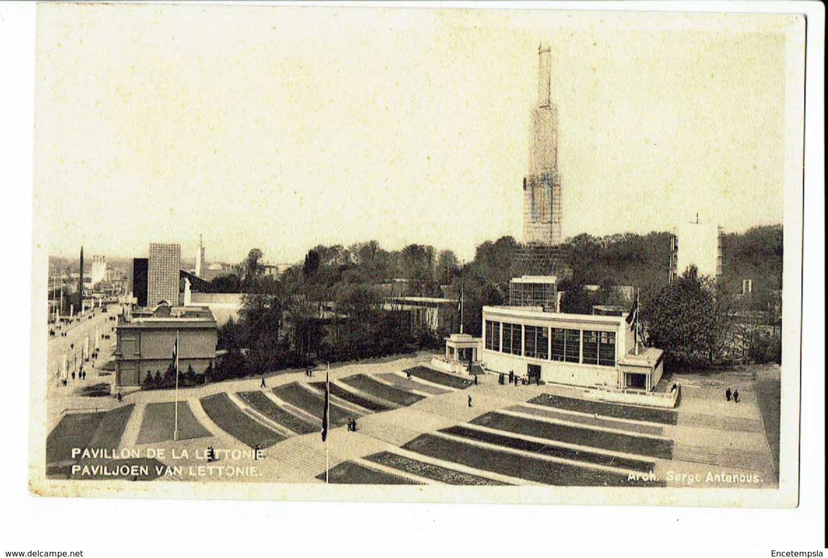 CPA Carte Postale- BELGIQUE -Bruxelles -Exposition De 1935-Pavillon De La Lettonie--S2669 - Wereldtentoonstellingen