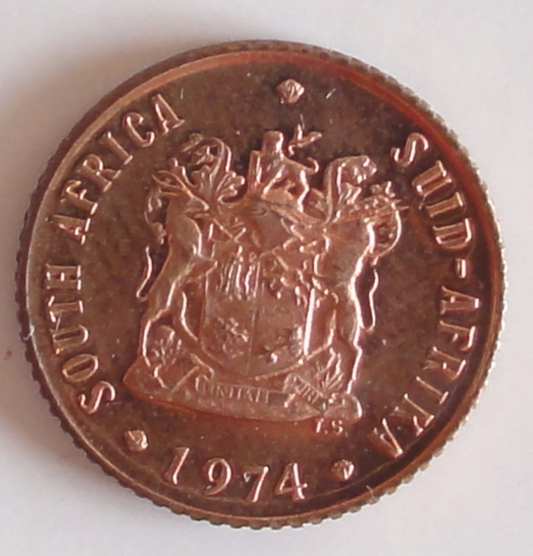 South Africa 1/2 Cent 1974, First Republic, Fine, World Coins Km81 - Südafrika