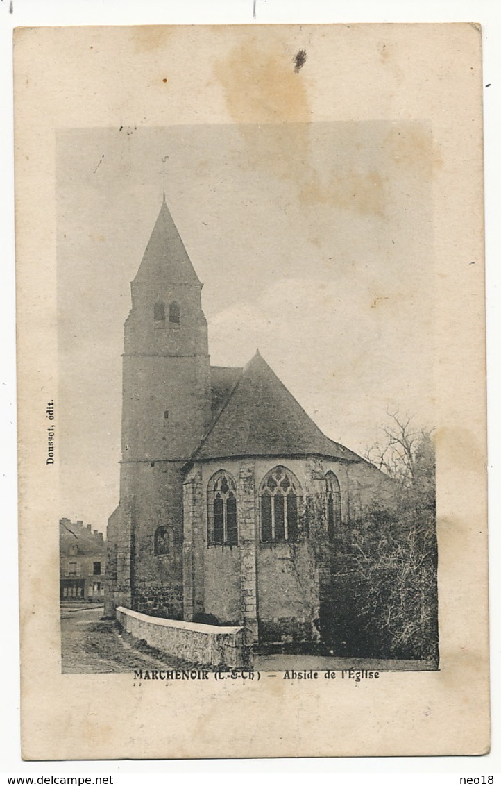 Marchenoir Abside De L' Eglise Envoi à Villorceau Commune Charsonville - Marchenoir