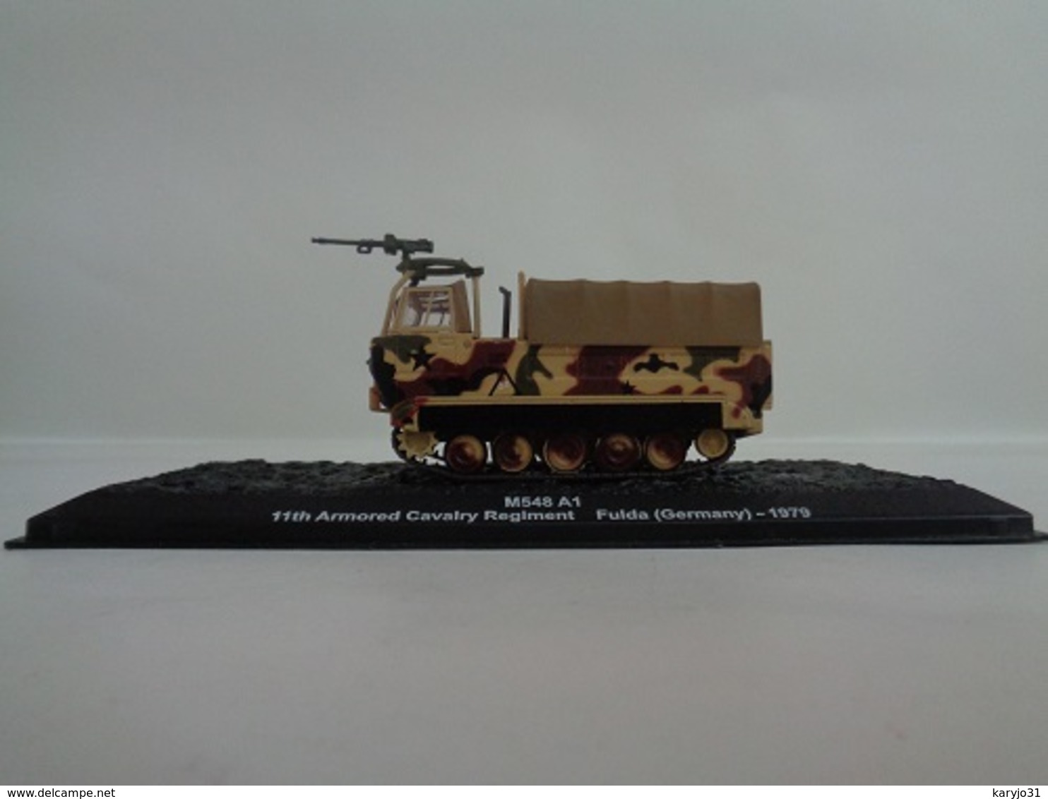 Véhicule M548A1- 11th Armored Cavalry Régiment-   Fulda ( Germany ) 1979   1/72- Neuf - Altaya - Autres & Non Classés