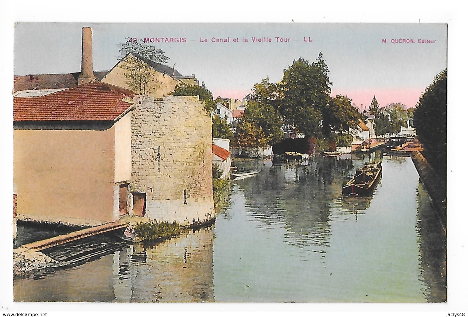 MONTARGIS  (cpa 45)  Le Canal Et La Vieille Tour. -  L 1 - Montargis