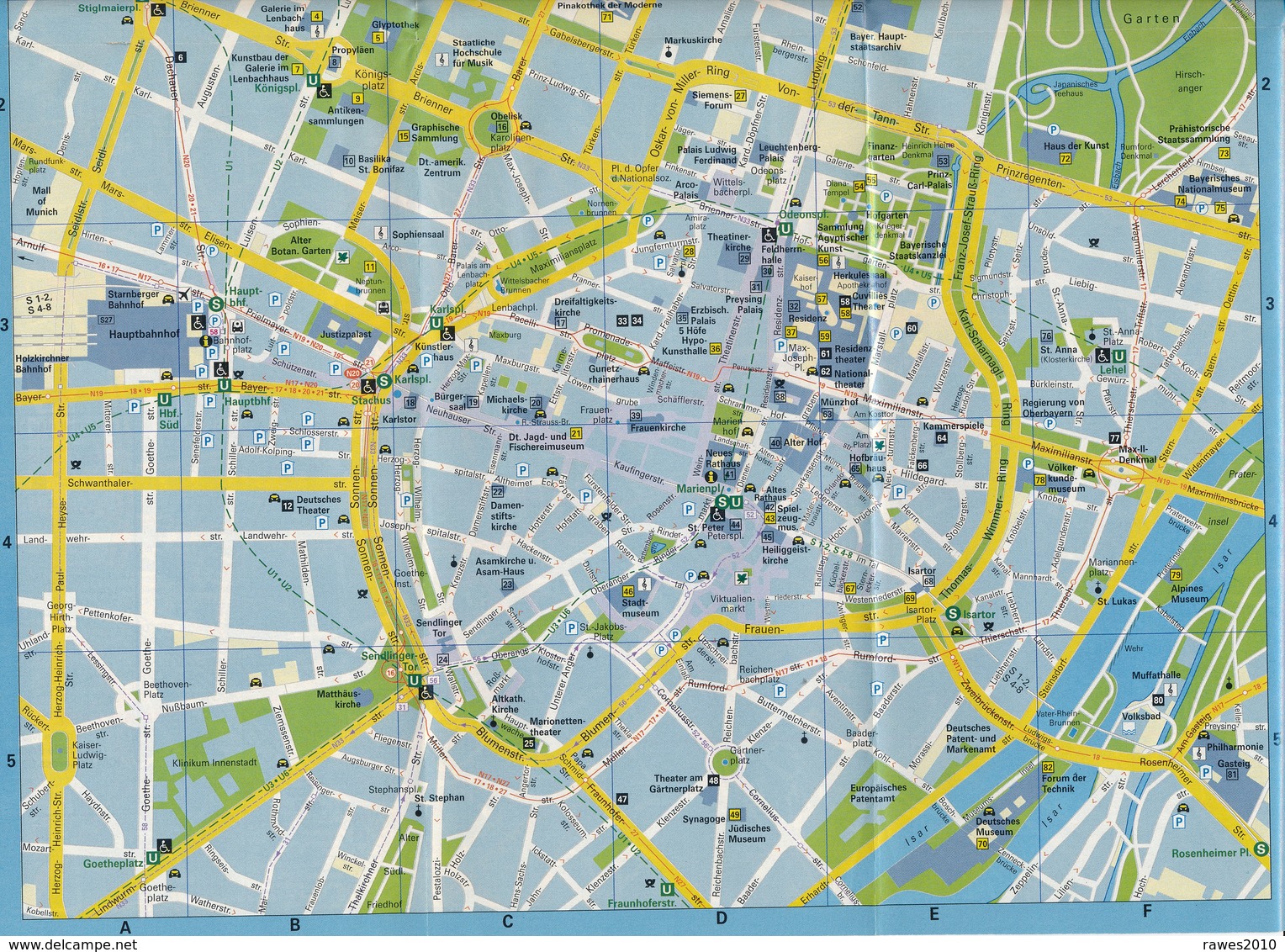 BRD München 2005 Stadtplan (englisch) - Sonstige & Ohne Zuordnung