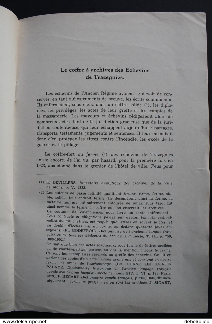 Jean Onckelin, onzième abbé d'Aulne, Marie-Barbe Demaret, accusée de magie, Trazegnies, Marcinelle, Thuin+Salzinnes