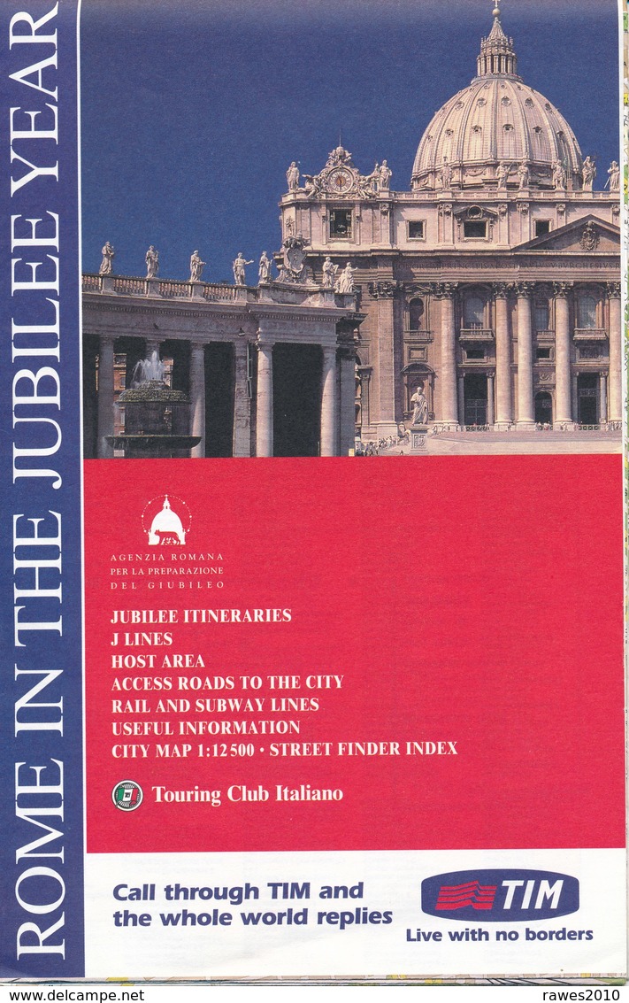 Italien Rom Stadtplan 2000 (italienisch + Englisch) - Roma