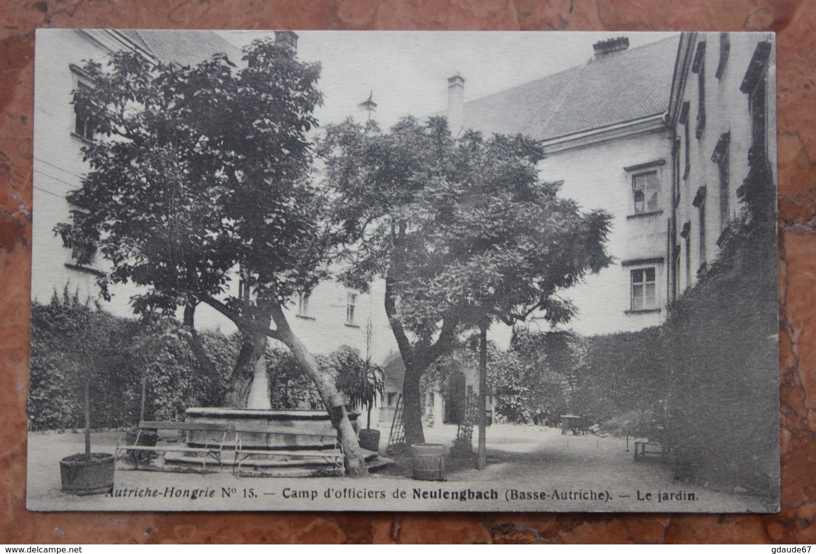 WW1 - AUTRICHE HONGRIE N° 15 - CAMP D'OFFICIERS DE NEULENGBACH - LE JARDIN - Neulengbach